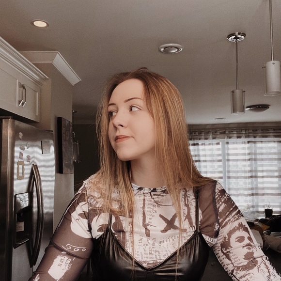 Mesh Top Long Sleeve - Picture 2 of 2